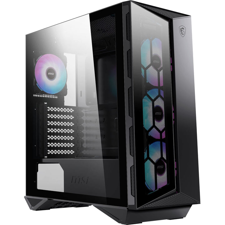 MSI MPG GUNGNIR 110R Mid-Tower PC-Gehäuse - Gehärtetes Glas, unterstützt ATX, M-ATX & Mini-ITX, 4x 1