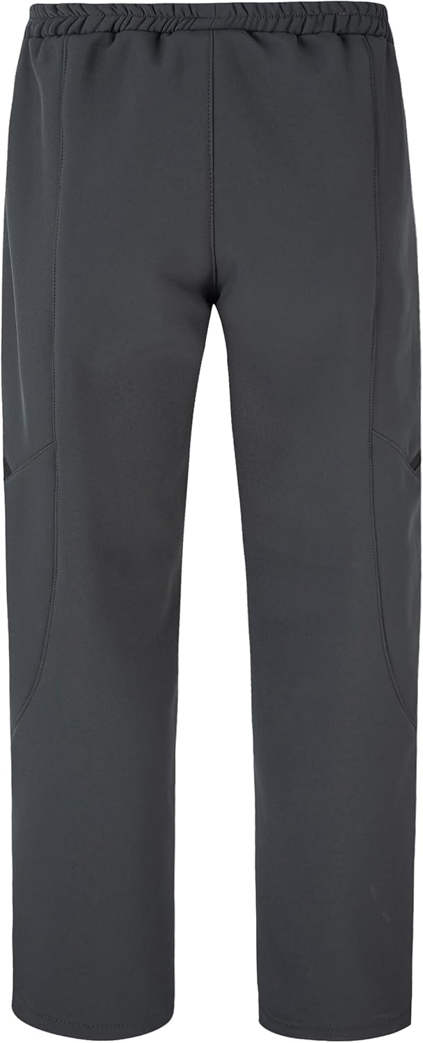 CAMLAKEE Trekkinghose Kinder Thermohose Jungen Wanderhose Mädchen Hose Gefüttert 128-134 Grau, 128-1