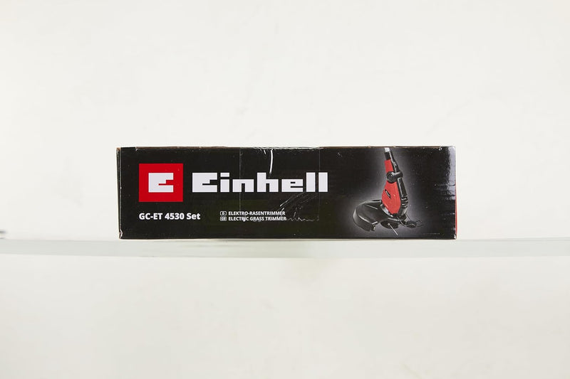 Einhell Elektro Rasentrimmer GC-ET 4530 Set (Motorkopf 4-fach neigbar & 180° drehbar; Alu-Führungsho