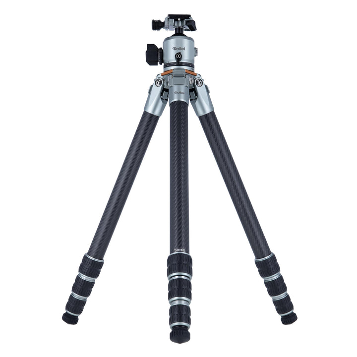 Rollei Lion Rock Pro Carbon-Stativ inkl. Stativkopf – Ultraleicht, Hohe Tragkraft 20 kg, Verstellbar