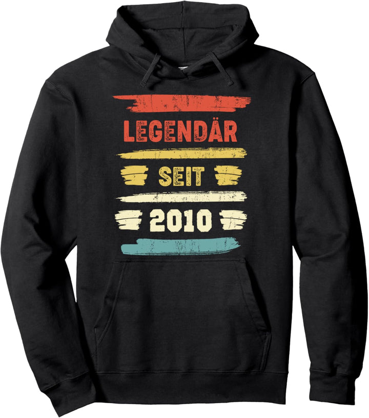Vintage Retro Geburtstag Jahrgang 2010 - Legendär seit 2010 Pullover Hoodie
