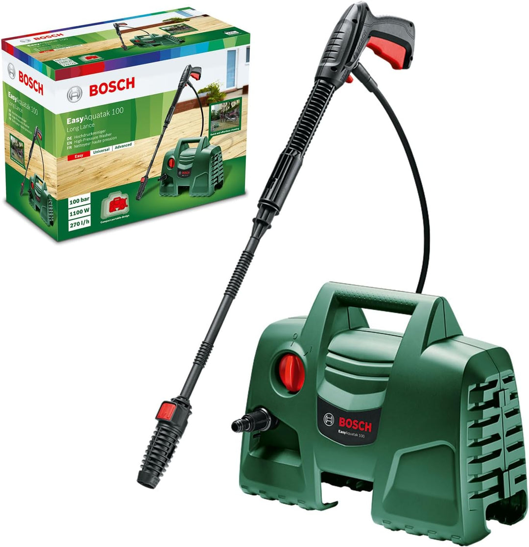 Bosch Home and Garden Hochdruckreiniger EasyAquatak 100 Long Lance (1100 W, 5 m Schlauch, max. Förde