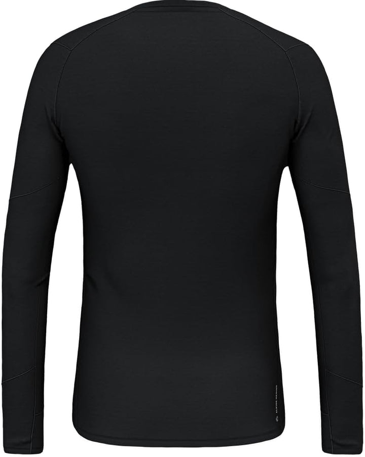 Salewa Cristallo Warm Alpine Merino Responsive Langarm-Baselayer Herren L Black Out, L Black Out