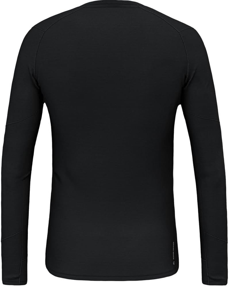 Salewa Herren Cristallo Warm Amr M L/S Tee. Longsleeve Tee S Black Out, S Black Out