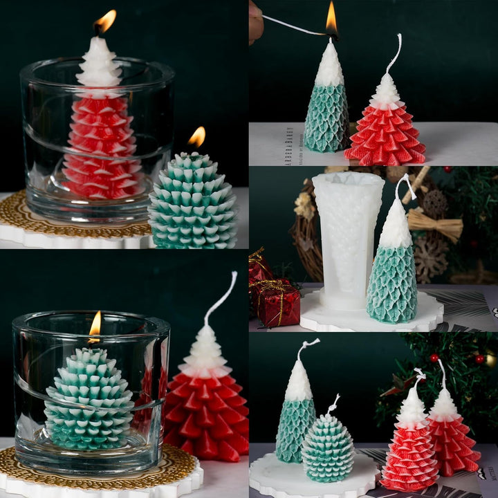 Kerzen Selber Machen set Weihnachtsbaum Kerzenformen zum Giessen Kerzen Form Weihnachten Christmas S