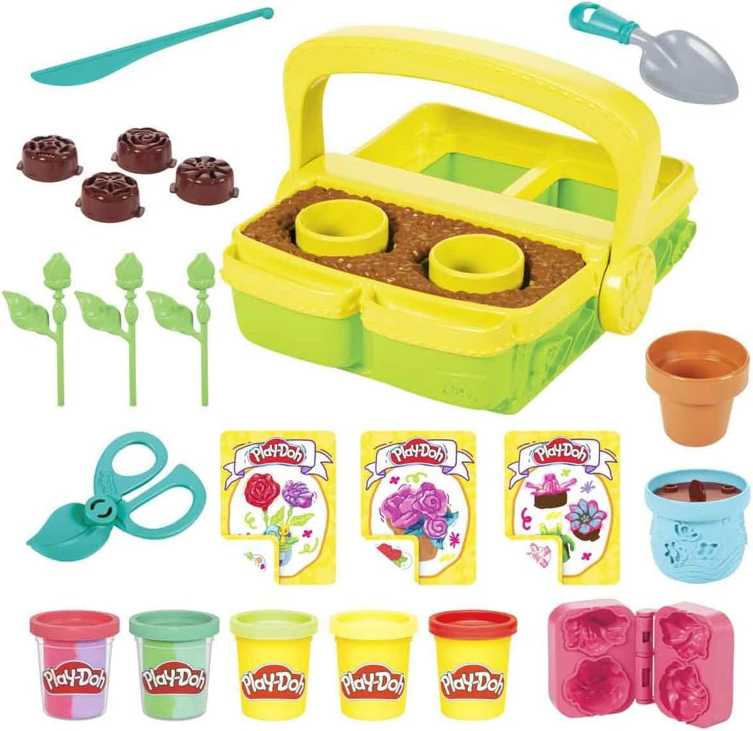 Play-Doh Bunter Blumenspass Spielset – kreatives Bastelset für Mädchen und Jungen ab 3 Jahren für fa