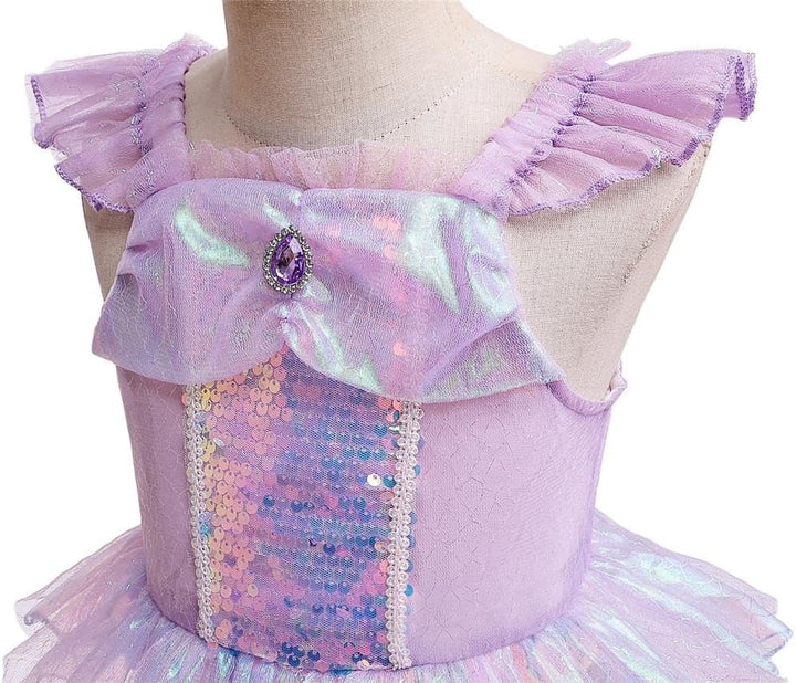 Lito Angels Prinzessin Meerjungfrau Arielle Kostüm Kleid Verkleidung mit Zubehör für Kinder Mädchen
