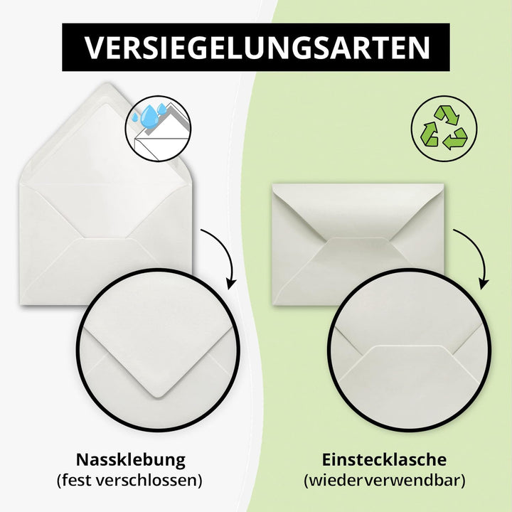 700 Briefumschläge Hell-Grau - DIN C6 - gefüttert mit weissem Seidenpapier - 90 g/m² - 11,4 x 16,2 c