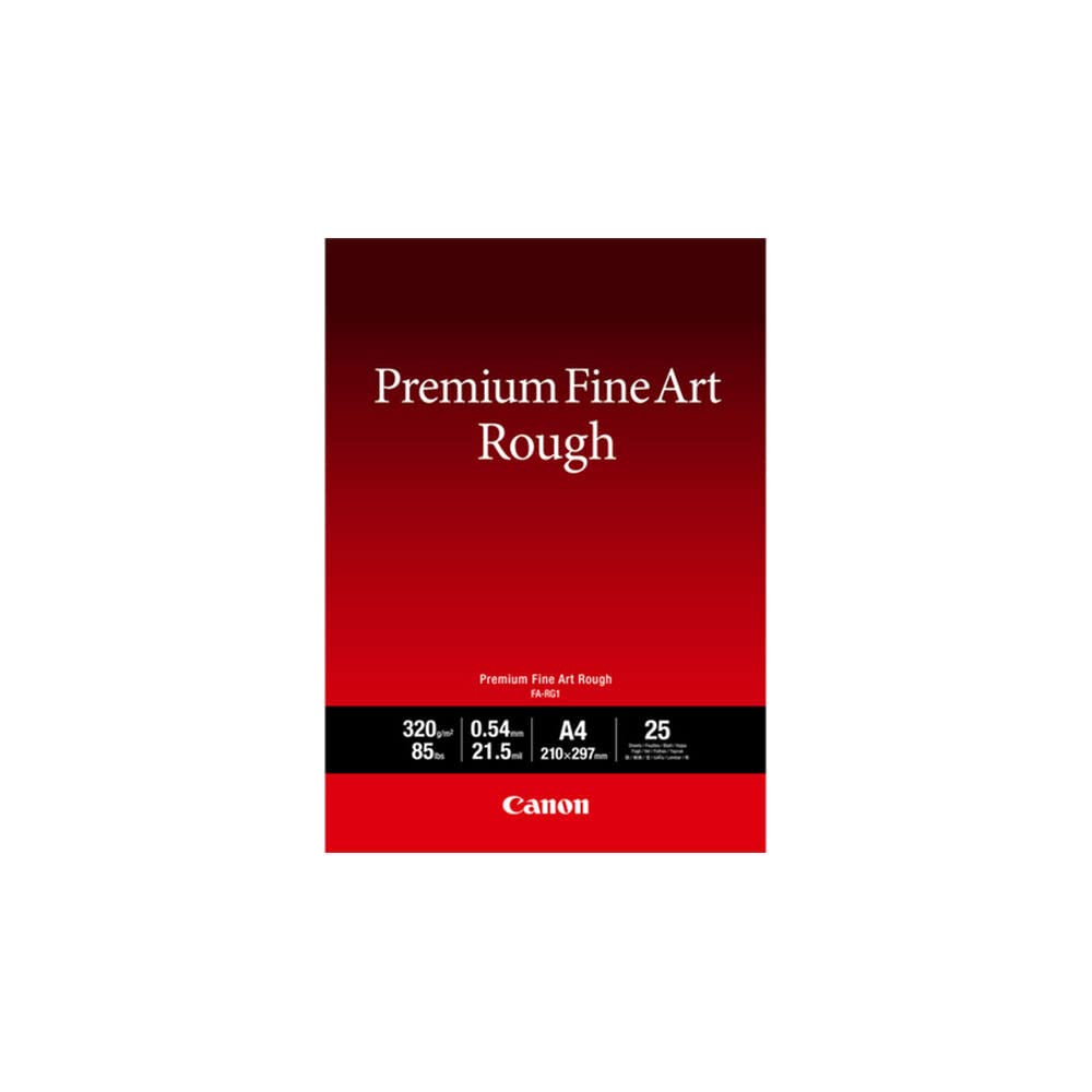 Canon FA-SM1 Premium Fine Art Rough Fotopapier - DIN A3, 25 Blatt (320 g/qm) für Tintenstrahldrucker
