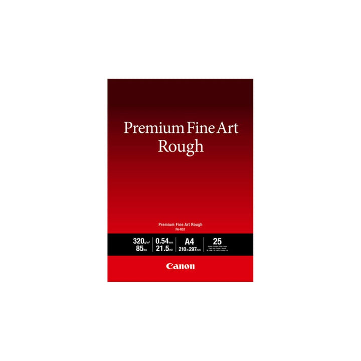 Canon FA-SM1 Premium Fine Art Rough Fotopapier - DIN A3, 25 Blatt (320 g/qm) für Tintenstrahldrucker