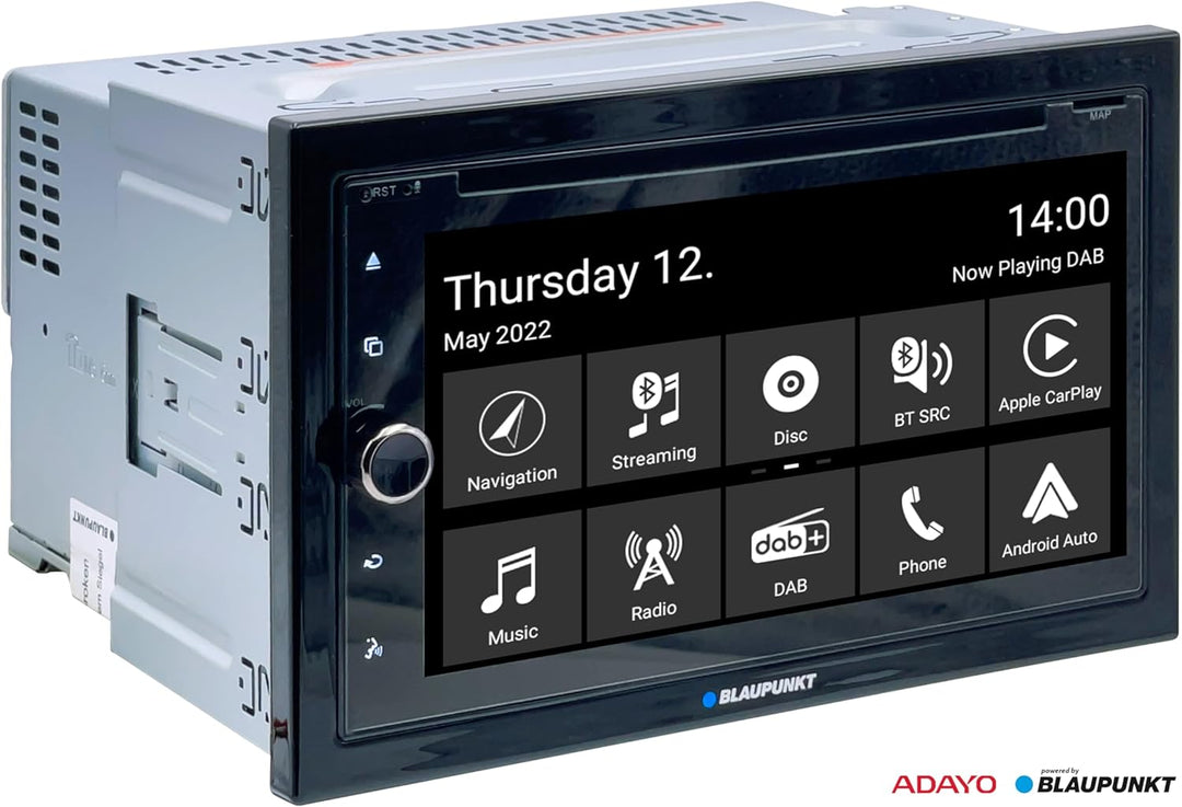 Blaupunkt Copenhagen 700 DAB mit PKW-Navigation, 2-DIN Car-Multimedia, 6,75 Zoll Touchscreen, CarPla