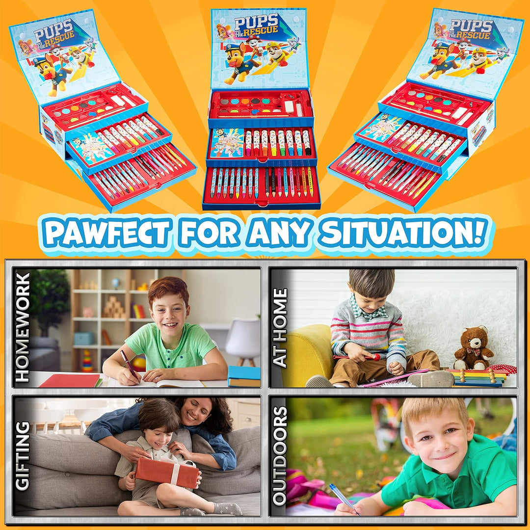 PAW PATROL Malkoffer, Malset für Kinder (Mehrfarbig), Mehrfarbig