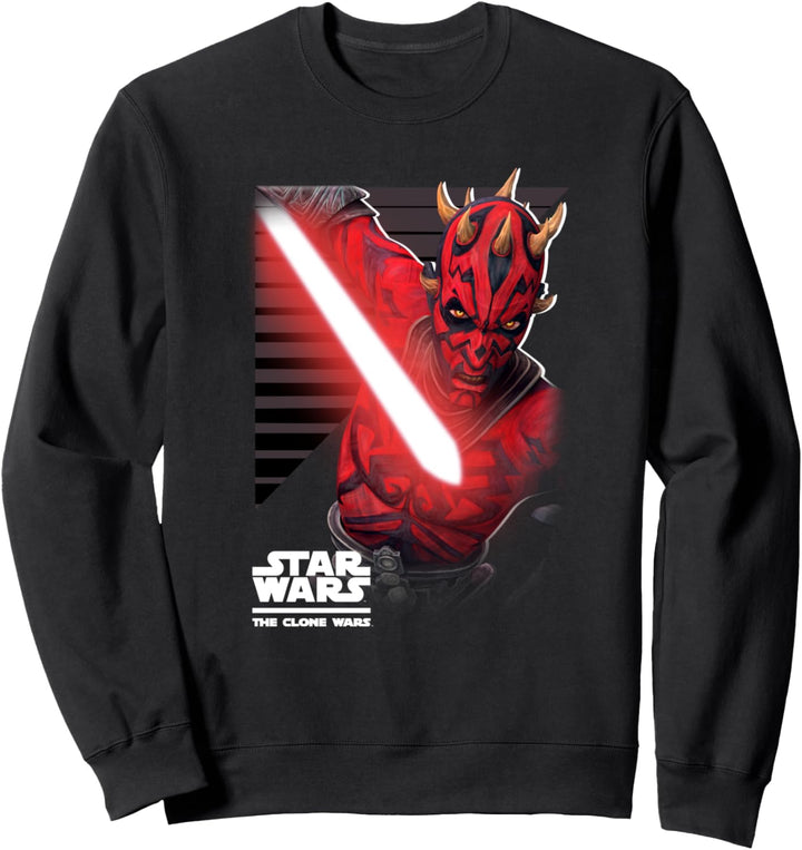 Star Wars The Clone Wars Darth Maul Saber Glow Sweatshirt