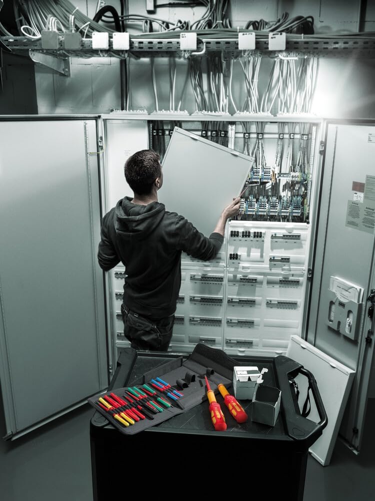 Wera 05006633001 Kraftform Kompakt VDE Safe-Torque Speed Schaltschrank-Set 1, 23-teilig