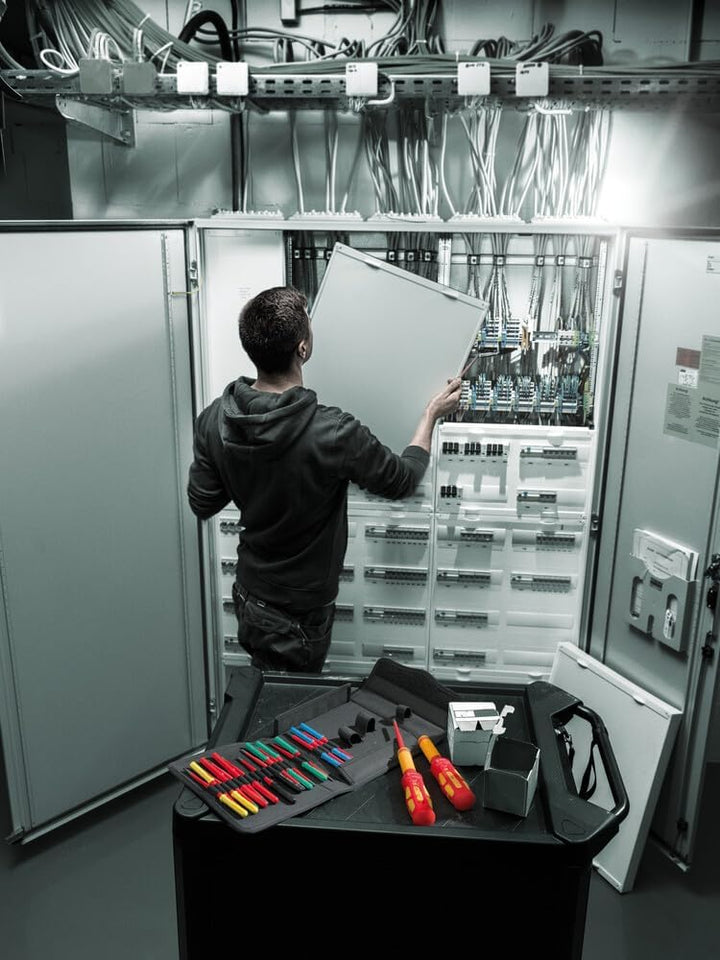 Wera 05006633001 Kraftform Kompakt VDE Safe-Torque Speed Schaltschrank-Set 1, 23-teilig