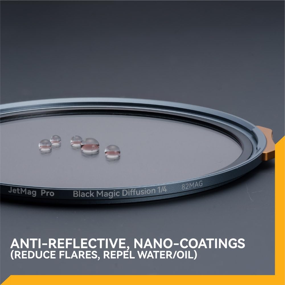 NiSi 67mm JetMag Pro Black Magic Diffusion 1/4 Filter Magnetische Schutzfilter für 67MAG System (Ver