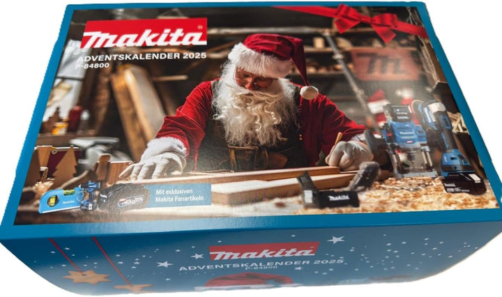 Makita Adventskalender 2025 Gefüllt mit 78-tlg. Satz hochwertigem Markenwerkzeug