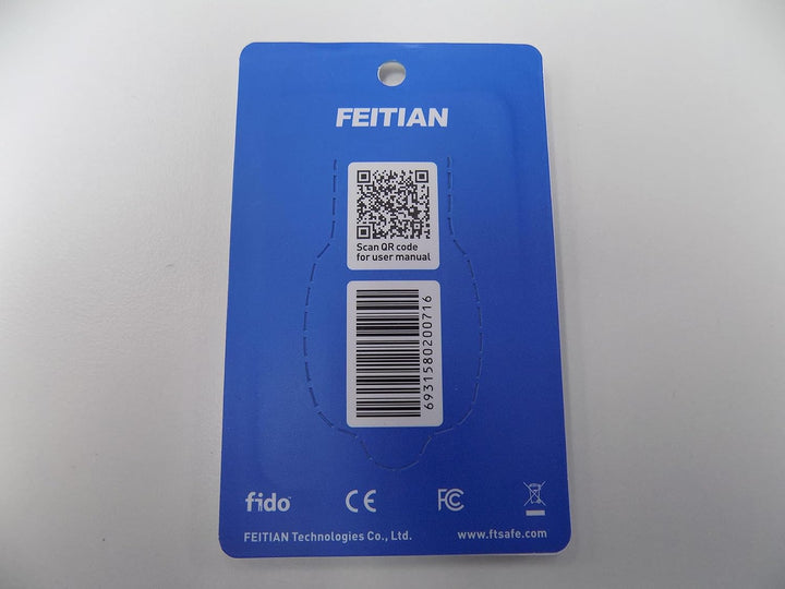 FEITIAN ePass K9 Plus – USB-Sicherheitsschlüssel – Zwei-Faktor-Authentifizierer – USB-A mit NFC, FID
