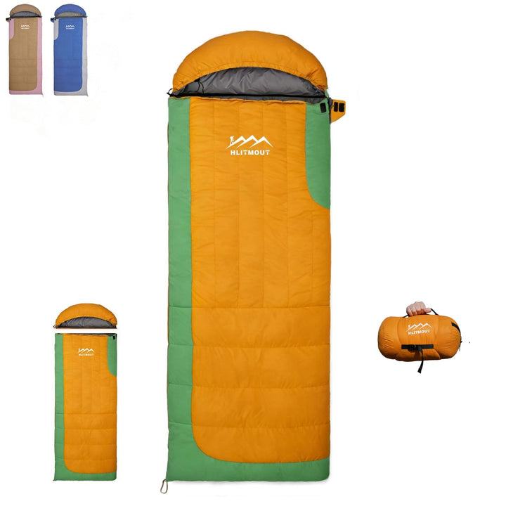 Daunen Deckenschlafsack, Leichter Kleiner Kompakt Schlafsack für Alle Jahreszeiten Camping, Wandern