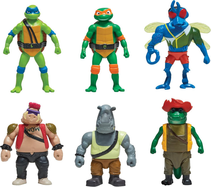 Ninja Turtles – Mutationsstation, Set mit 1 Van und 6 Figuren, Mix & Match, für Kinder ab 4 Jahren,