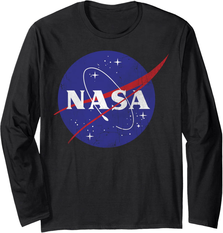 NASA Faded Classic Logo Langarmshirt