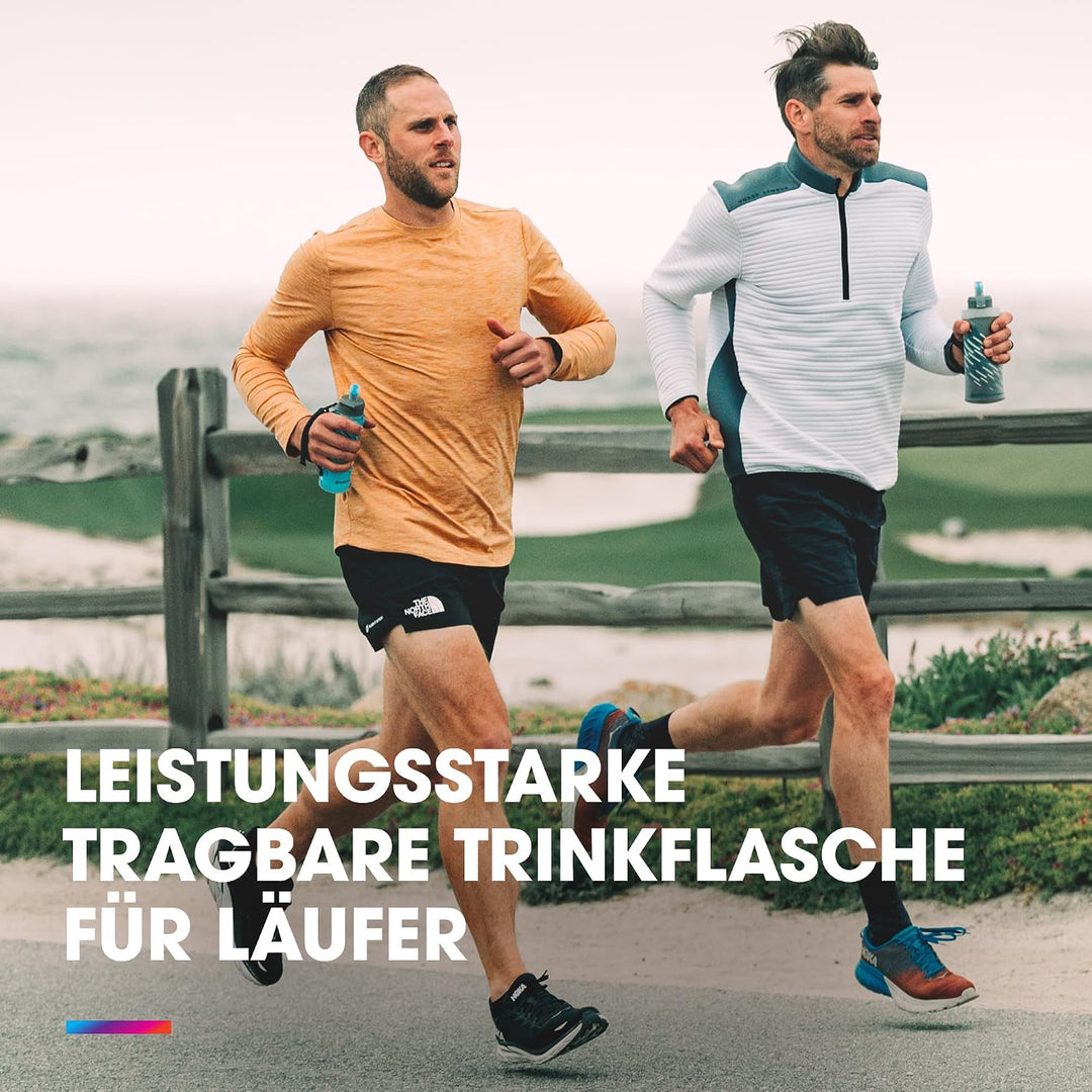 Hydrapak Skyflask Speed (350 mL) Faltbare Wasserflasche, Weiche Flasche mit ein Daumengriff, Auslauf