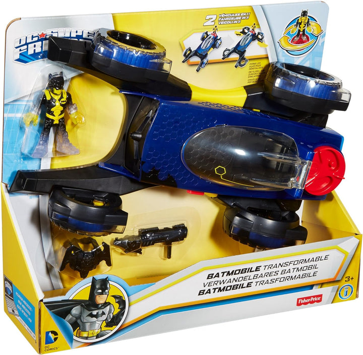 Mattel Fisher-Price DRM48 - Verwandelbares Batmobil Fahrzeug Deutsch