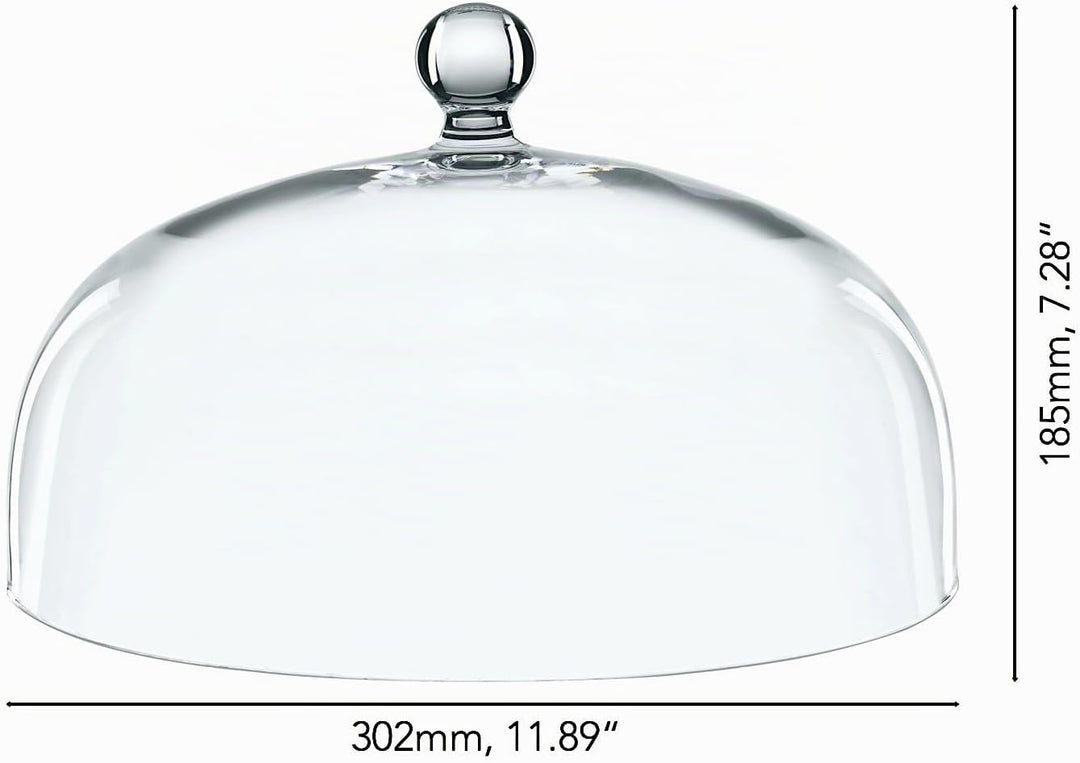 Spiegelau &amp; Nachtmann, Kuchen-/Torten-/Glashaube, Ø 30 cm, Kristallglas, Bossa Nova, 0099529-0 Kuche