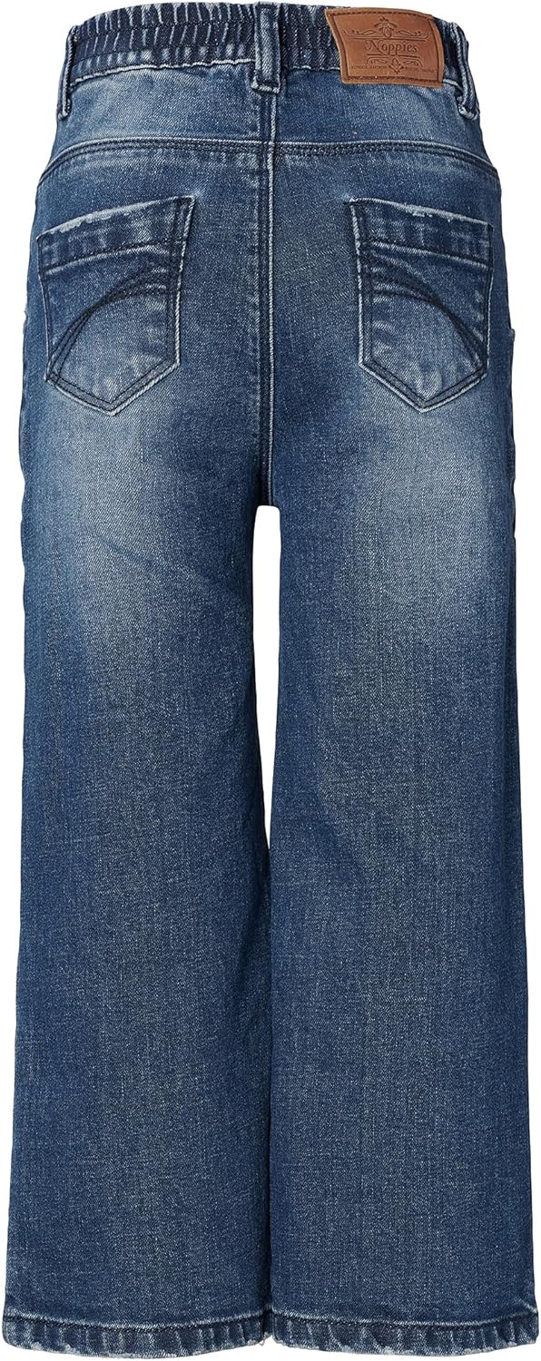 Noppies Mädchen Girls Denim Pants Wide Leg Fit Kik Jeans 104 Dark Blue, 104 Dark Blue