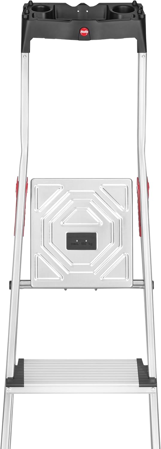 Hailo Haushaltsleiter ProfiStep XXL Alu, grau, 5_8816-001 6 Gänge, 6 Gänge
