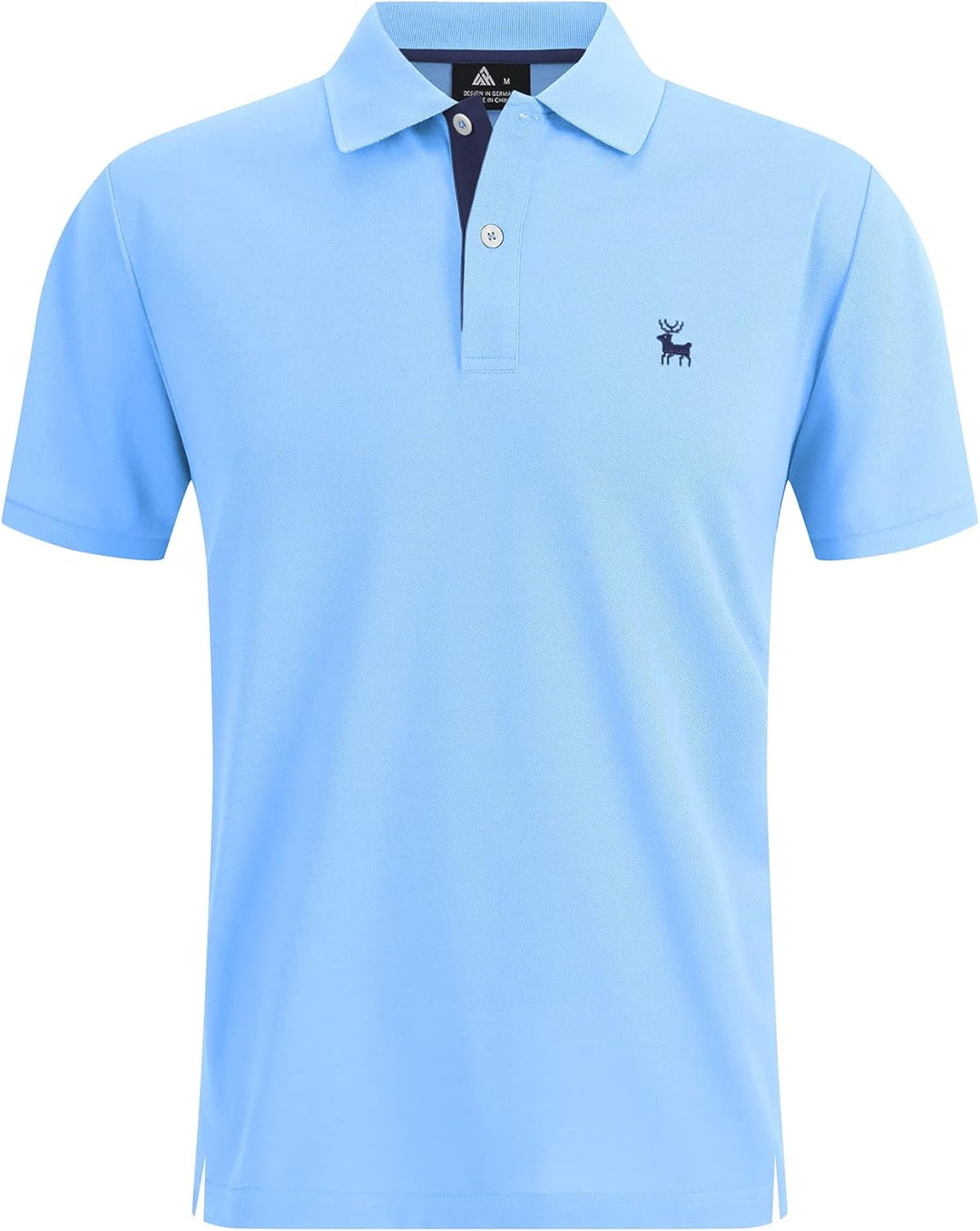 JACKETOWN Polo Shirts Herren Kurzarm Tshirt Schnelltrocknend Casual Shirt Outdoor Atmungsaktives Pol