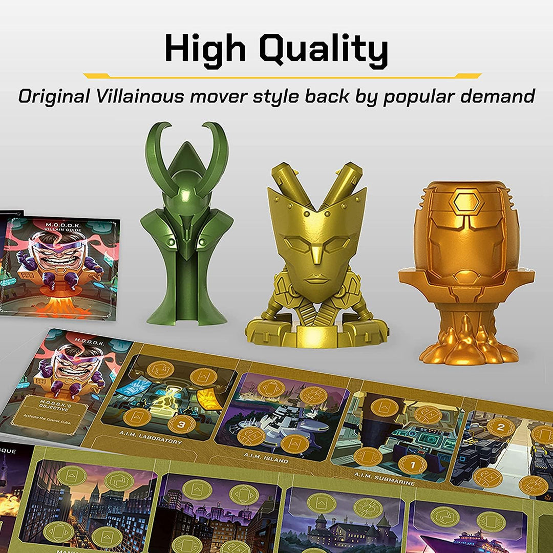 Ravensburger Marvel Villainous Mischief & Malice – Strategie-Brettspiele für Erwachsene und Kinder a