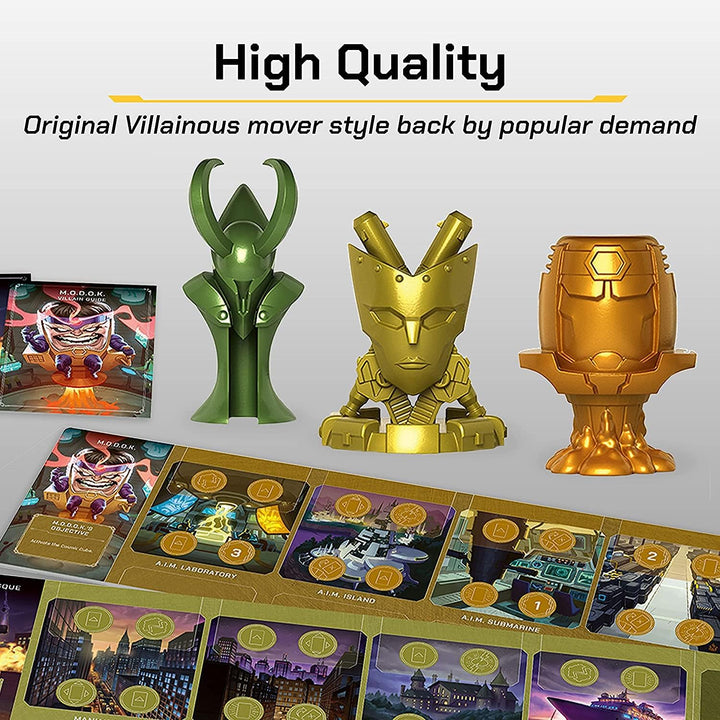 Ravensburger Marvel Villainous Mischief & Malice – Strategie-Brettspiele für Erwachsene und Kinder a