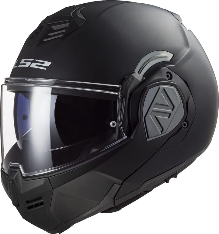 LS2, Klapphelme motorrad ADVANT solid black mat, XXXL 3XL Black mat, 3XL Black mat