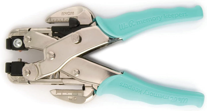 American Crafts We R Memory Keepers Bastelartikel, Platic, Blau We R Memory Keepers Crop-A-Dile Stan
