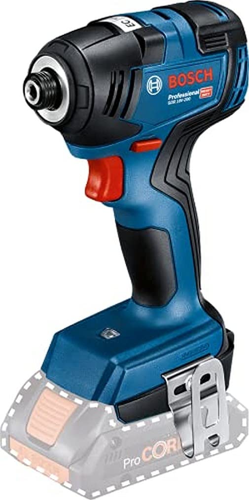 Bosch Professional 18V System Akku Drehschlagschrauber GDR 18V-200 (max. Drehmoment 200 Nm, ohne Akk