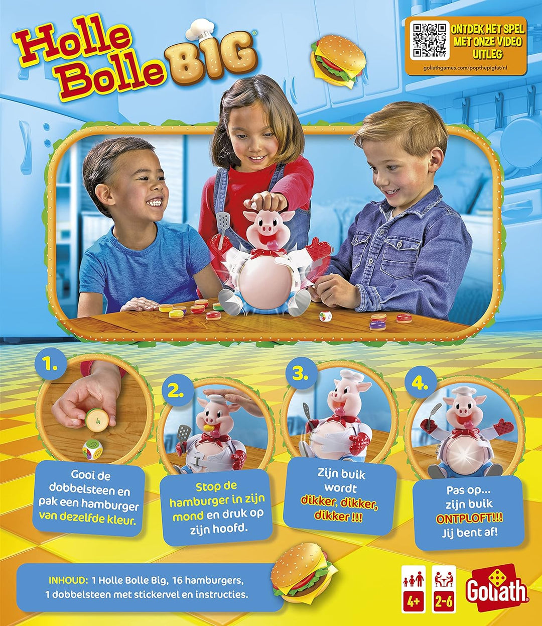 Goliath 30334 "Hohl Geschwollen Ferkel" Brettspiel Russisch, Russisch