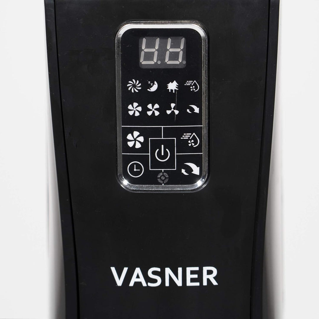 VASNER Cooly Ventilator mit Wasserkühlung leiser Standventilator mit Fernbedienung Timer & Sprühnebe
