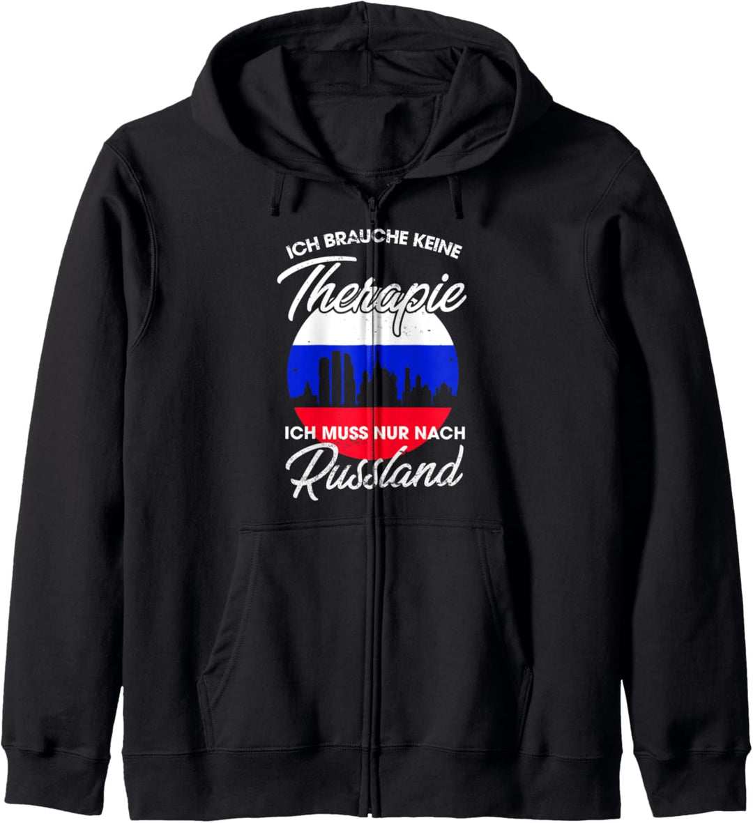 Russische Flagge I Russland Urlaub I Russland Kapuzenjacke