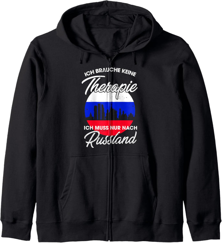 Russische Flagge I Russland Urlaub I Russland Kapuzenjacke