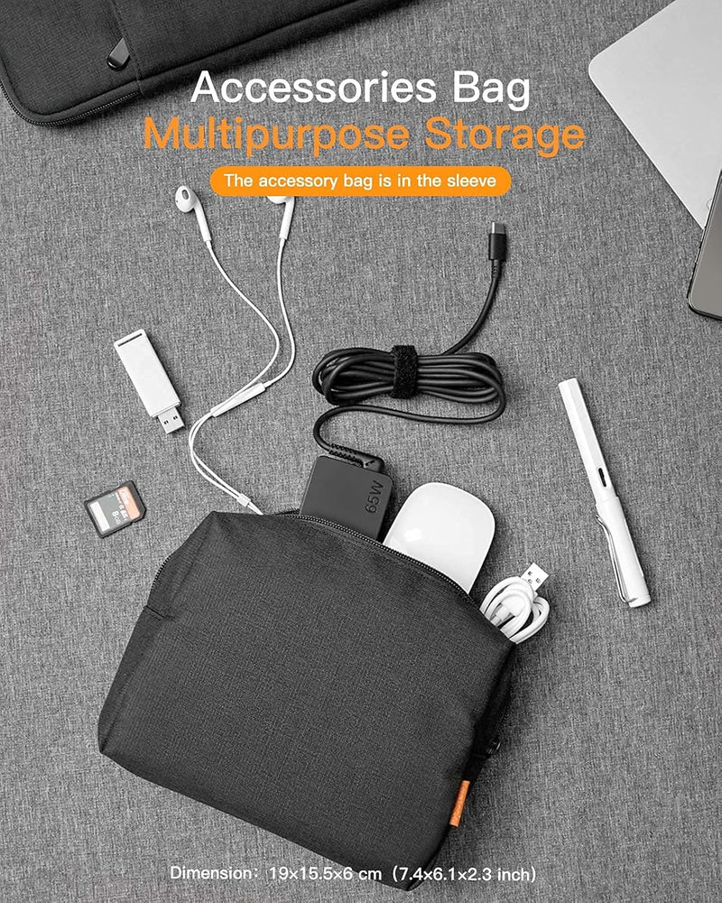 Inateck 14 Zoll Laptoptasche Hülle kompatibel mit 15,3 Zoll MacBook Air M3 2024(A3114) M2 2023(A2941