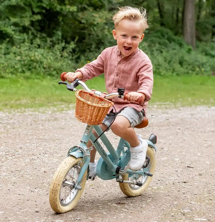 Bandits and Angels Kinderfahrrad Retro Rider 12 Zoll Blau, Blau