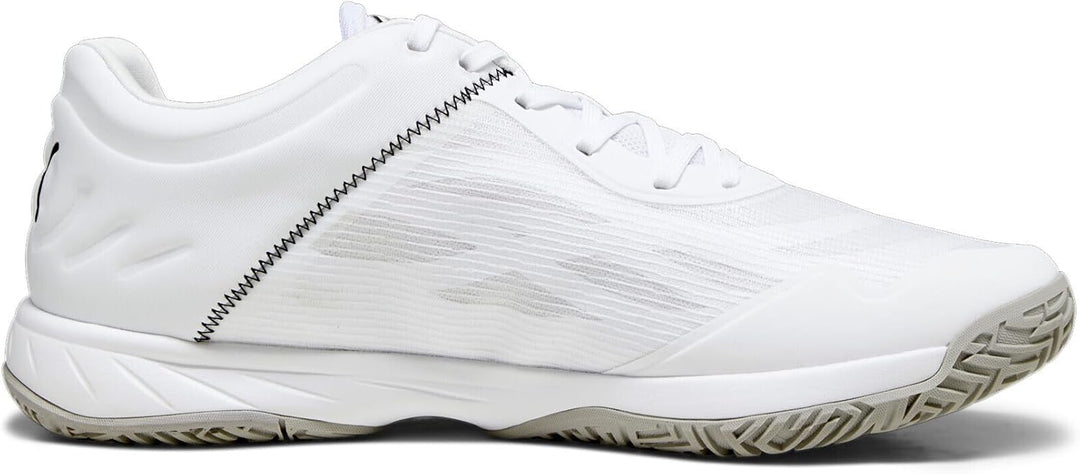 PUMA Unisex Beschleunigt Den Turbo Hallenturnschuh 39 EU Puma White Puma Black Concrete Gray, 39 EU
