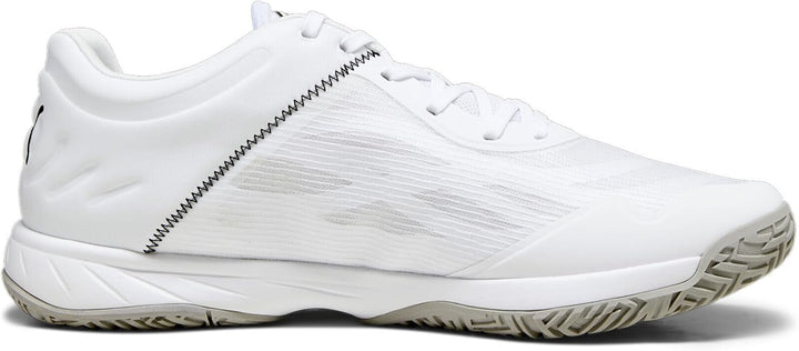 PUMA Unisex Beschleunigt Den Turbo Hallenturnschuh 39 EU Puma White Puma Black Concrete Gray, 39 EU