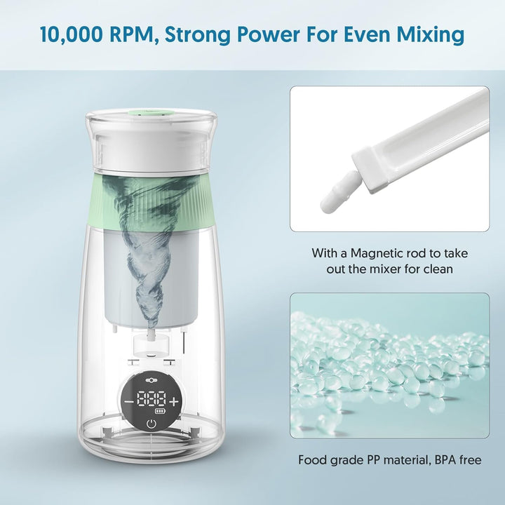 Tragbarer Flaschenwärmer unterwegs für Baby, Wireless tragbare Babyflaschenwärmer, Wärmer und automa