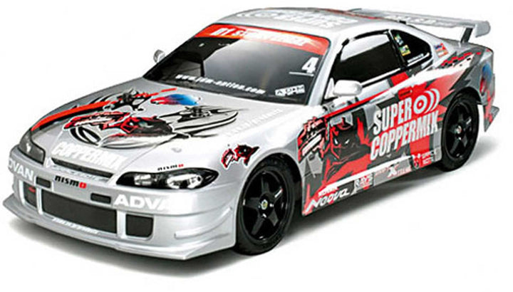 Tamiya 300051258 - Karosserie Satz Nismo Coppermix Silvia Drift, Mittel