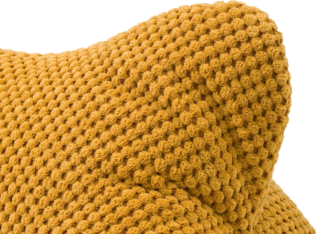Gözze - Lesekissen Sven, Nackenkissen in genoppter Optik, Lese- und Relaxkissen für Nacken und Rücke