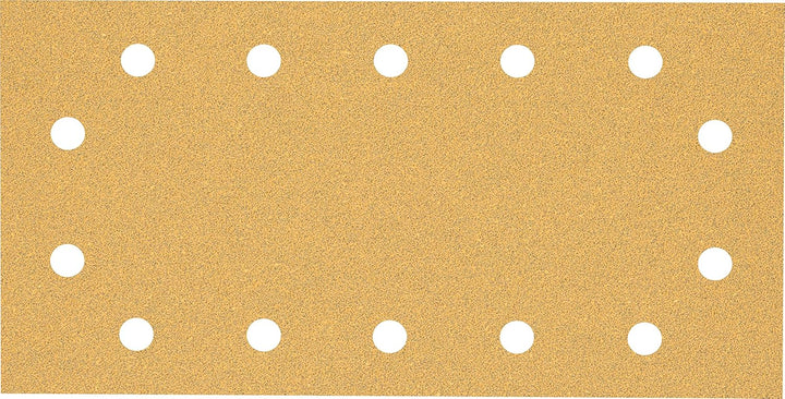Bosch Accessories 50x Schleifpapier Expert C470 mit 14 Löchern (für Hartholz, Farbe auf Holz, 115x23
