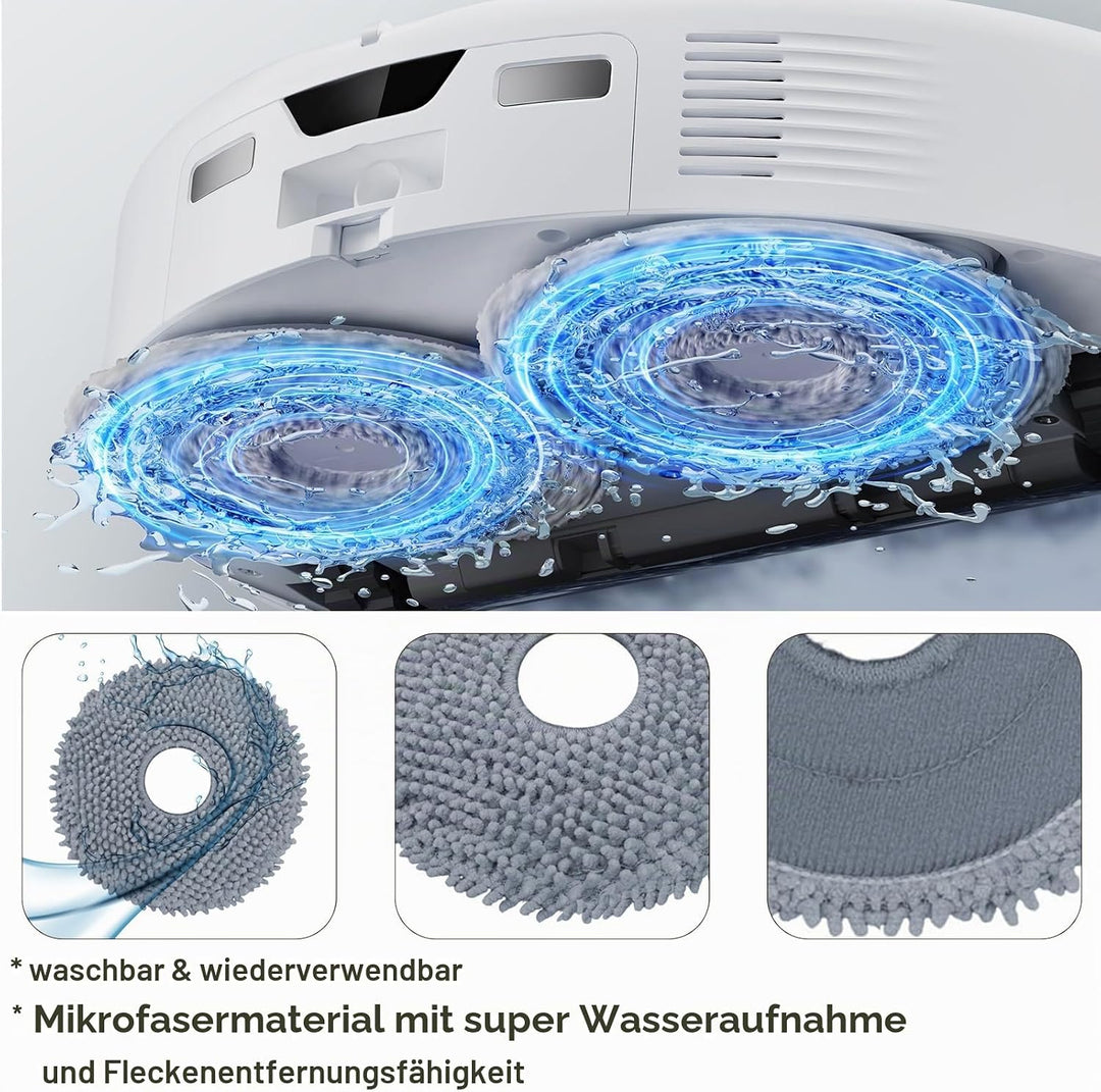 Zubehörset für Roborock Qrevo Curve/Qrevo Edge/Qrevo Curv S5X/ Qrevo Edge S5A/ P20 Pro Saugroboter,
