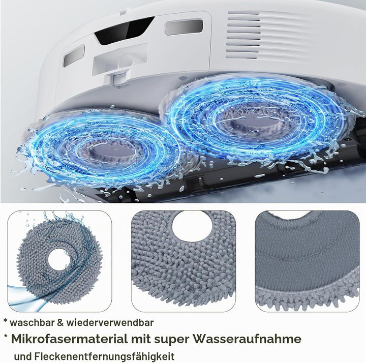 Zubehörset für Roborock Qrevo Curve/Qrevo Edge/Qrevo Curv S5X/ Qrevo Edge S5A/ P20 Pro Saugroboter,